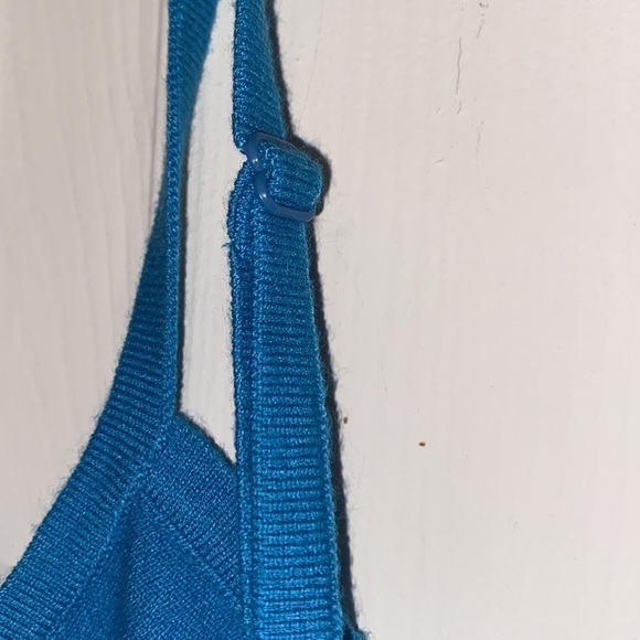 A New Day WOMAN V-Neck Bralette Sweater in a vibrant blue size XL new with tags - Picture 8 of 10
